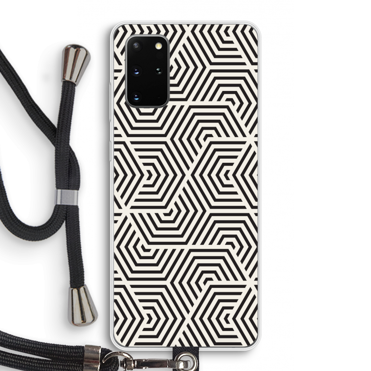 Magic pattern: Samsung Galaxy S20 Plus Transparant Hoesje met koord