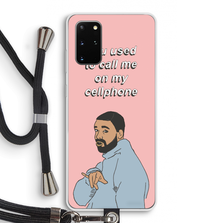 Hotline bling: Samsung Galaxy S20 Plus Transparant Hoesje met koord