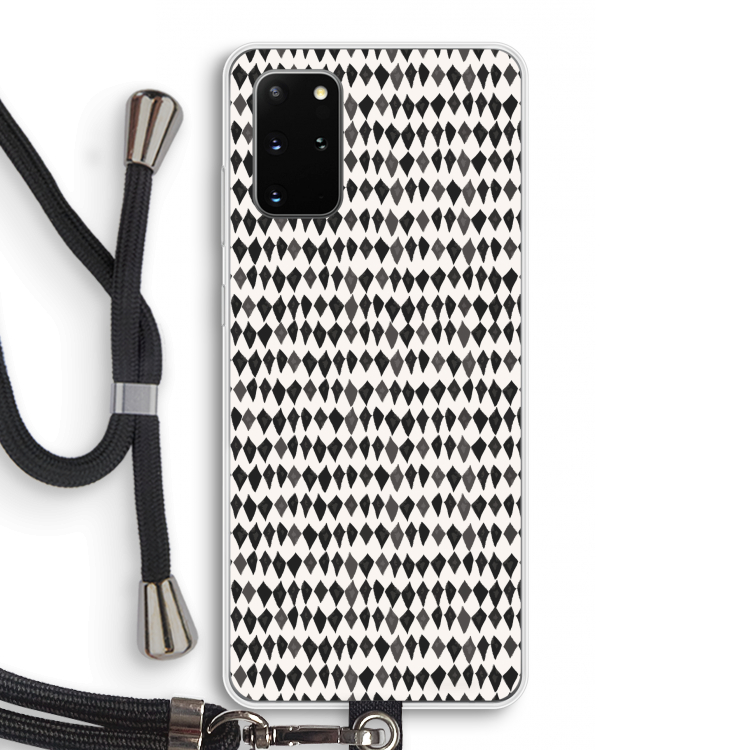 Crazy shapes: Samsung Galaxy S20 Plus Transparant Hoesje met koord