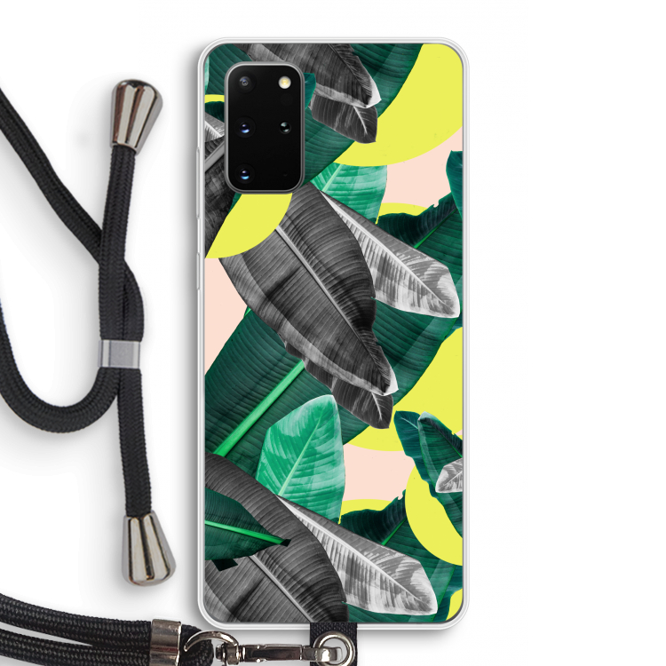 Fantasie jungle: Samsung Galaxy S20 Plus Transparant Hoesje met koord