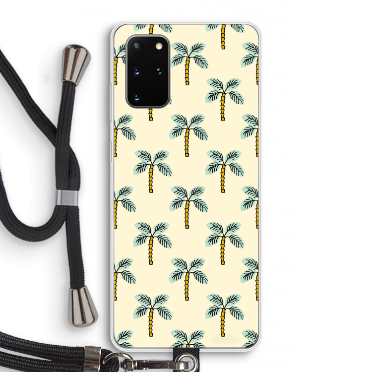Paradise: Samsung Galaxy S20 Plus Transparant Hoesje met koord