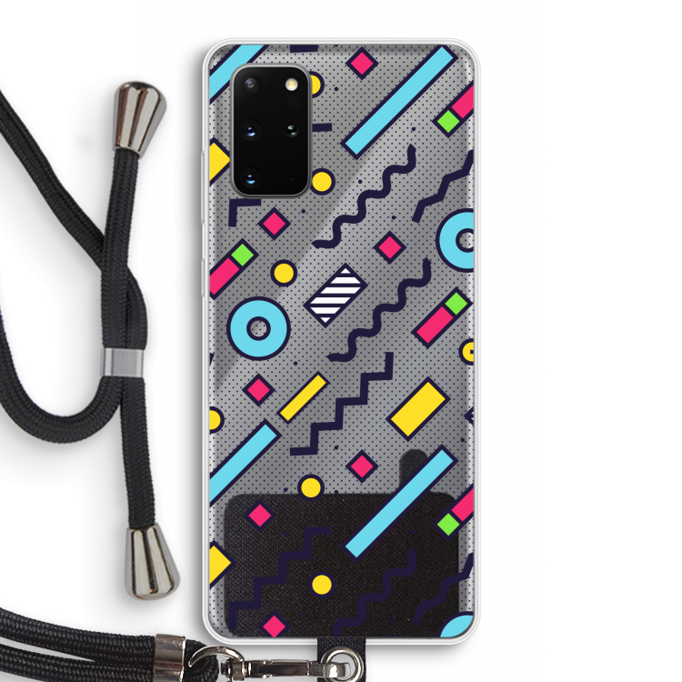 8-bit N°8: Samsung Galaxy S20 Plus Transparant Hoesje met koord