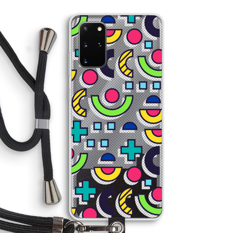 8-bit N°6: Samsung Galaxy S20 Plus Transparant Hoesje met koord