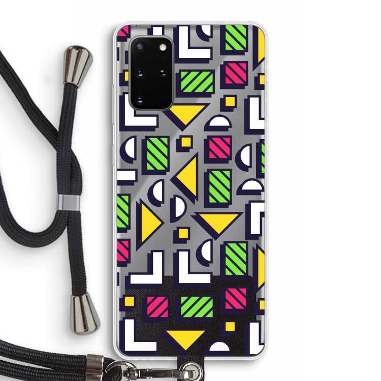 8-bit N°4: Samsung Galaxy S20 Plus Transparant Hoesje met koord