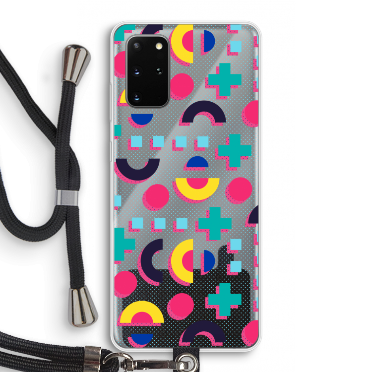 8-bit N°2: Samsung Galaxy S20 Plus Transparant Hoesje met koord