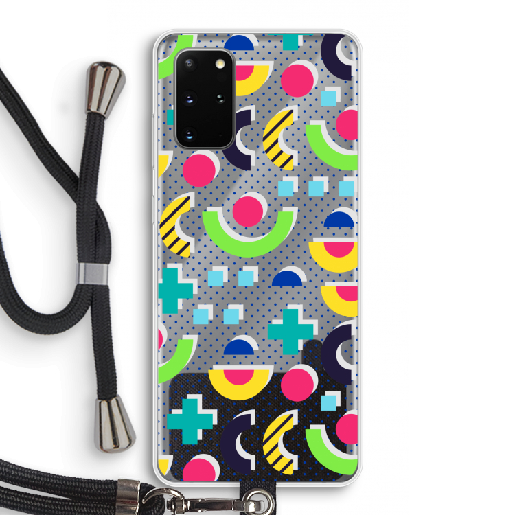8-bit N°1: Samsung Galaxy S20 Plus Transparant Hoesje met koord