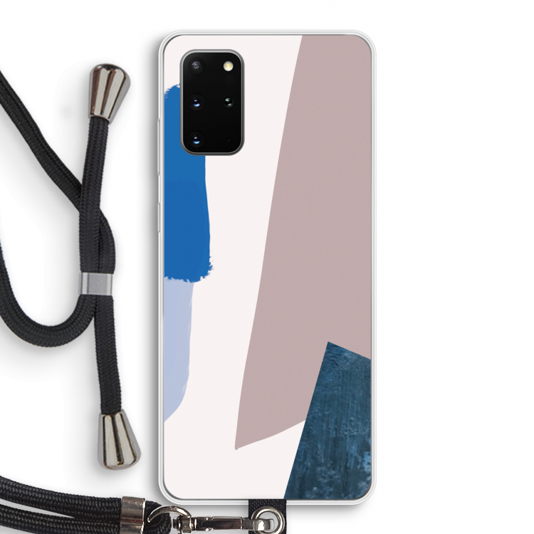 Lapis: Samsung Galaxy S20 Plus Transparant Hoesje met koord