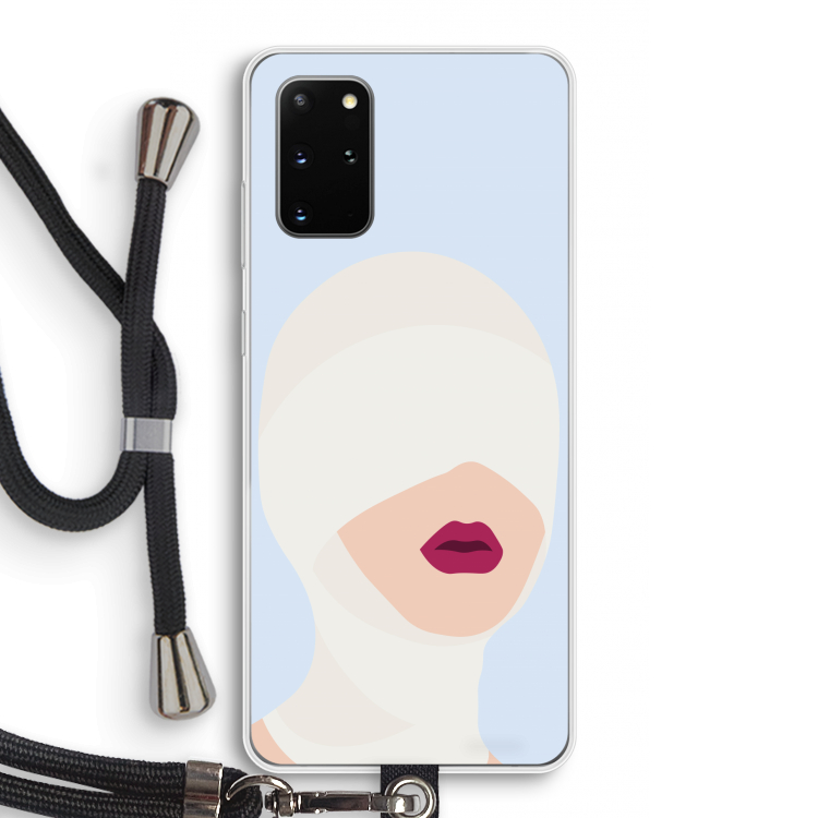 Incognito: Samsung Galaxy S20 Plus Transparant Hoesje met koord
