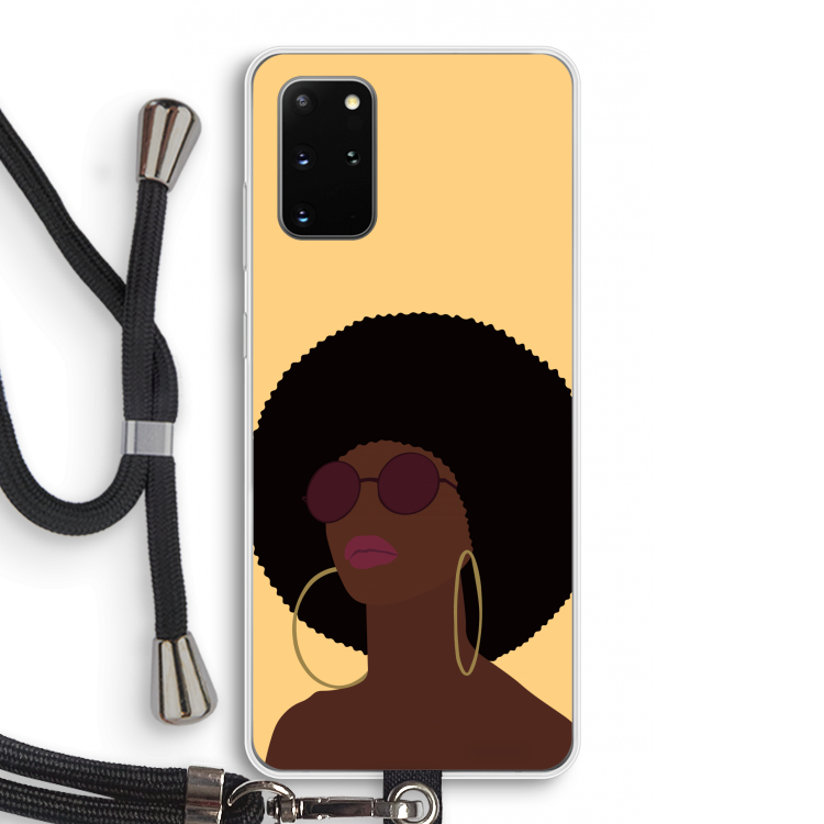 Golden hour: Samsung Galaxy S20 Plus Transparant Hoesje met koord