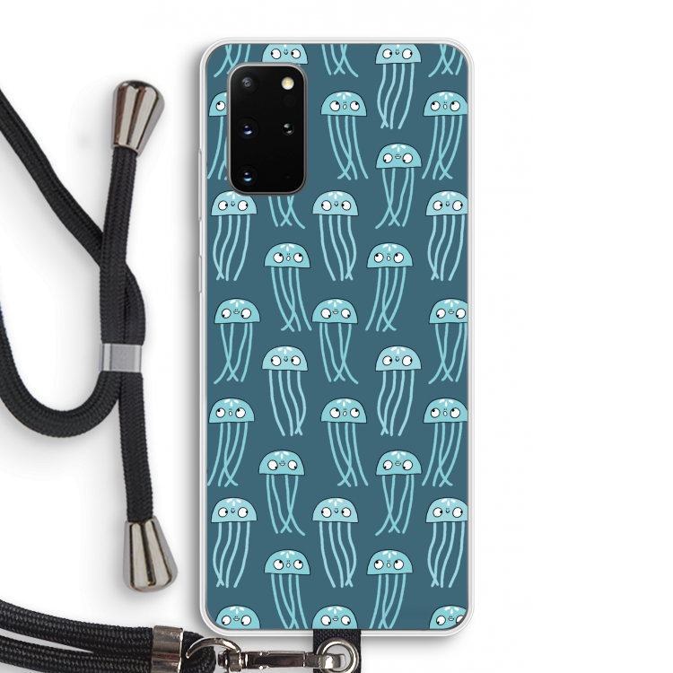 Kwallie: Samsung Galaxy S20 Plus Transparant Hoesje met koord
