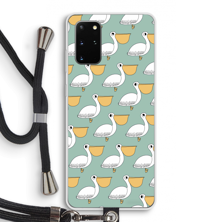 Pelican: Samsung Galaxy S20 Plus Transparant Hoesje met koord