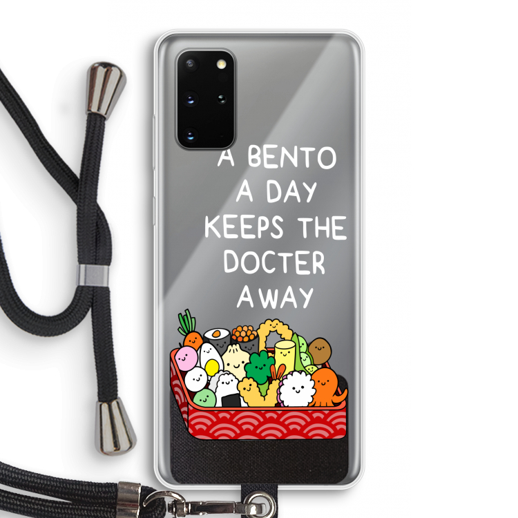 Bento a day: Samsung Galaxy S20 Plus Transparant Hoesje met koord