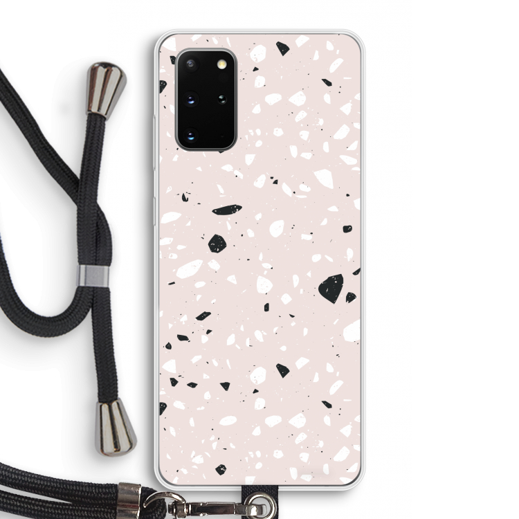 Terrazzo N°20: Samsung Galaxy S20 Plus Transparant Hoesje met koord