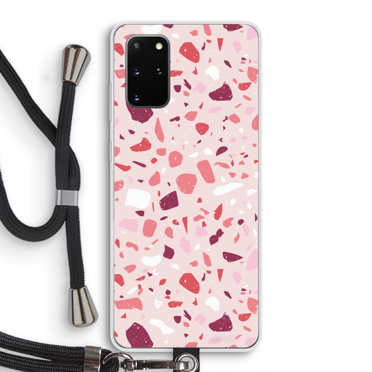 Terrazzo N°15: Samsung Galaxy S20 Plus Transparant Hoesje met koord