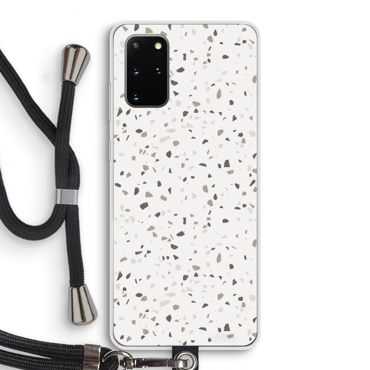 Terrazzo N°14: Samsung Galaxy S20 Plus Transparant Hoesje met koord