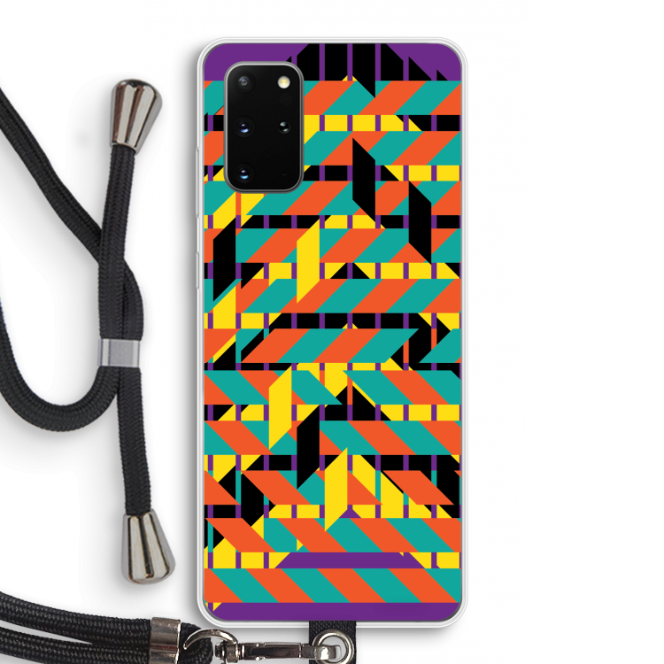 Skew Bee 2: Samsung Galaxy S20 Plus Transparant Hoesje met koord