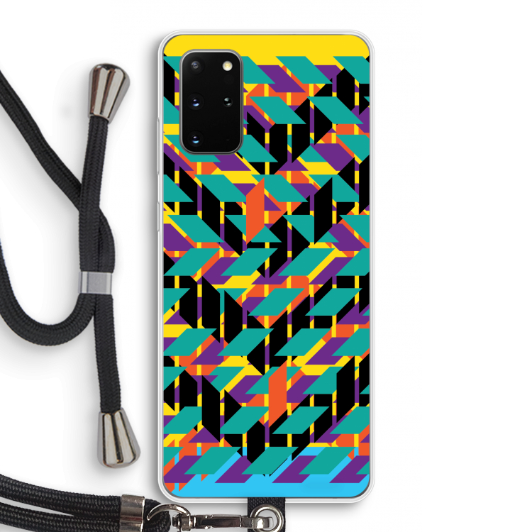 Skew Bee 1: Samsung Galaxy S20 Plus Transparant Hoesje met koord