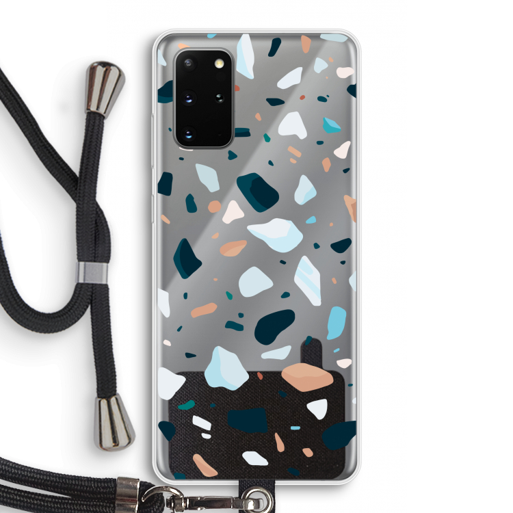 Terrazzo N°13: Samsung Galaxy S20 Plus Transparant Hoesje met koord