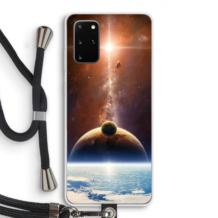 Omicron 2019: Samsung Galaxy S20 Plus Transparant Hoesje met koord