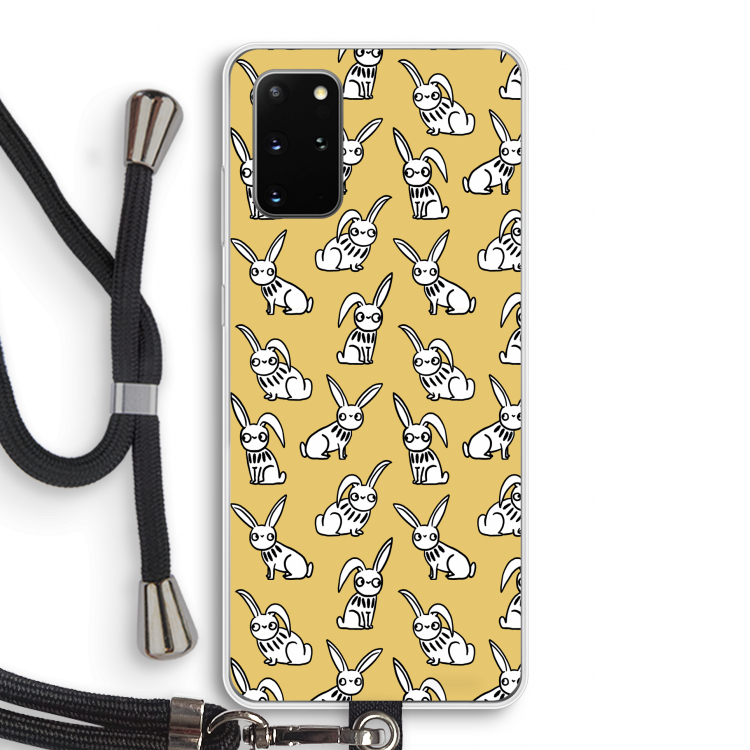 Haas: Samsung Galaxy S20 Plus Transparant Hoesje met koord