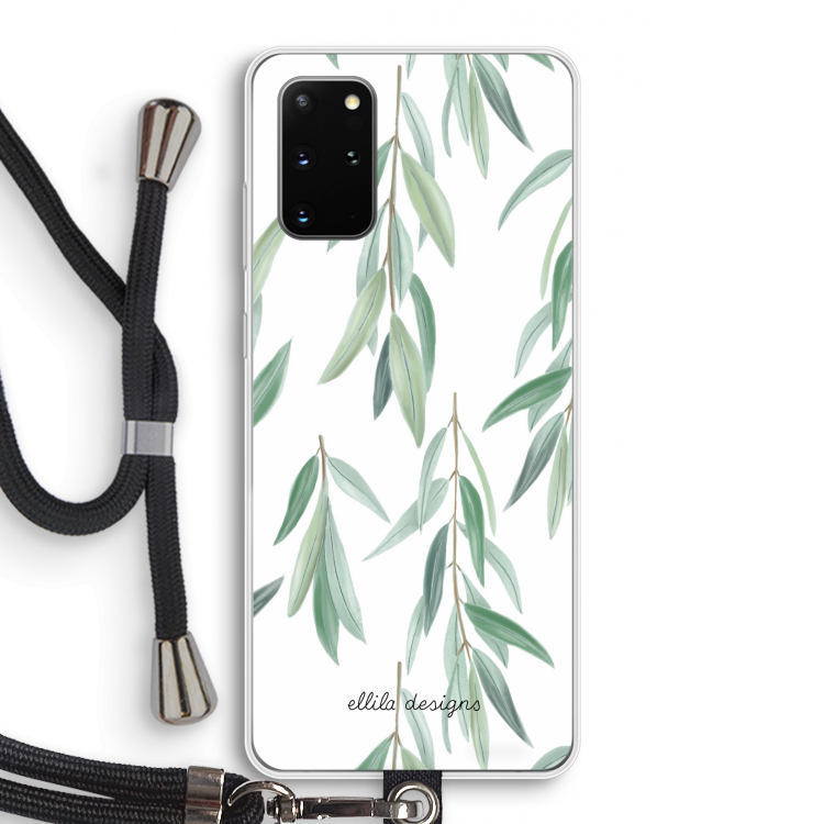 Branch up your life: Samsung Galaxy S20 Plus Transparant Hoesje met koord