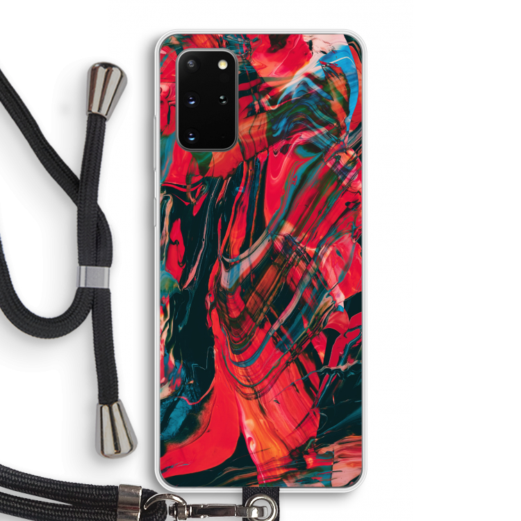 Endless Descent: Samsung Galaxy S20 Plus Transparant Hoesje met koord