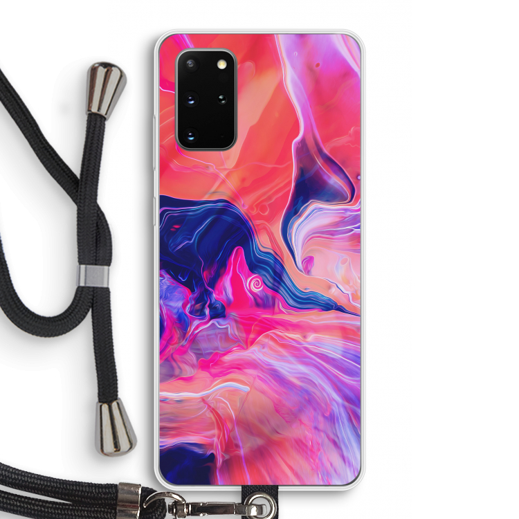 Earth And Ocean: Samsung Galaxy S20 Plus Transparant Hoesje met koord