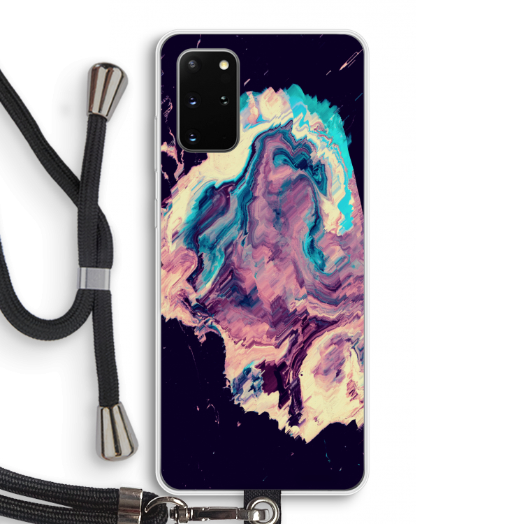 Cosmic Silence: Samsung Galaxy S20 Plus Transparant Hoesje met koord