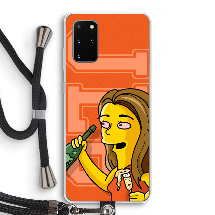Jamie Lee Simpson: Samsung Galaxy S20 Plus Transparant Hoesje met koord
