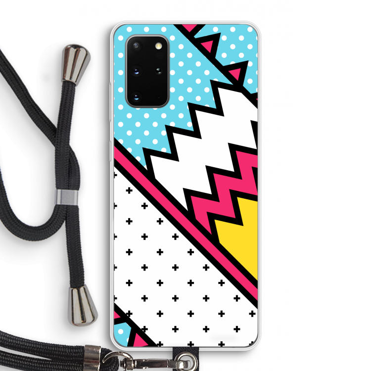 Pop Art #2: Samsung Galaxy S20 Plus Transparant Hoesje met koord