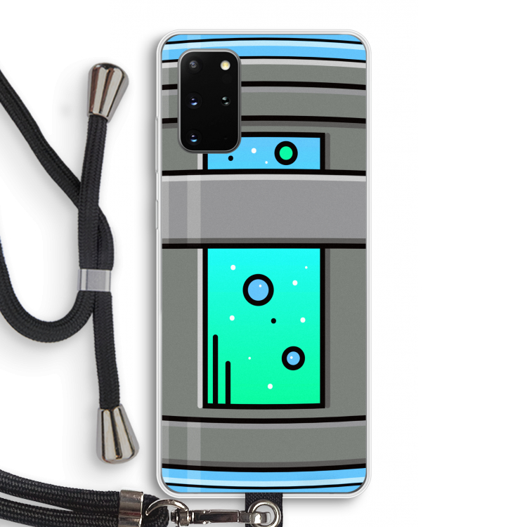 Chug Bottle: Samsung Galaxy S20 Plus Transparant Hoesje met koord