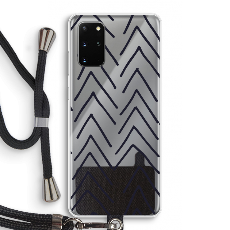 Marrakech Arrows: Samsung Galaxy S20 Plus Transparant Hoesje met koord