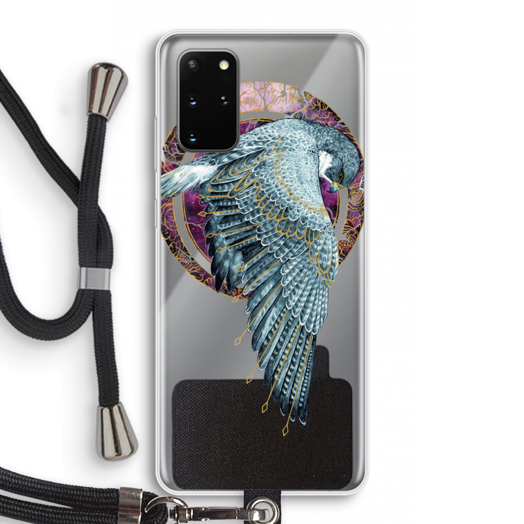 Golden Falcon: Samsung Galaxy S20 Plus Transparant Hoesje met koord