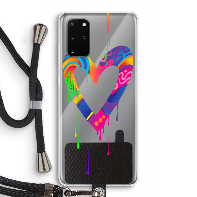 Melts My Heart: Samsung Galaxy S20 Plus Transparant Hoesje met koord