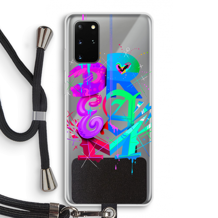 Dream: Samsung Galaxy S20 Plus Transparant Hoesje met koord