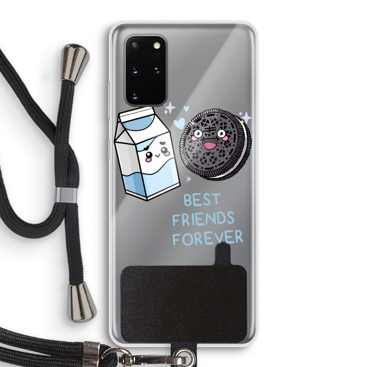 Best Friend Forever: Samsung Galaxy S20 Plus Transparant Hoesje met koord