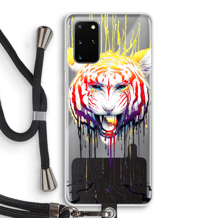 Fading: Samsung Galaxy S20 Plus Transparant Hoesje met koord