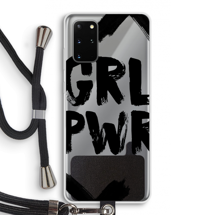 Girl Power #2: Samsung Galaxy S20 Plus Transparant Hoesje met koord