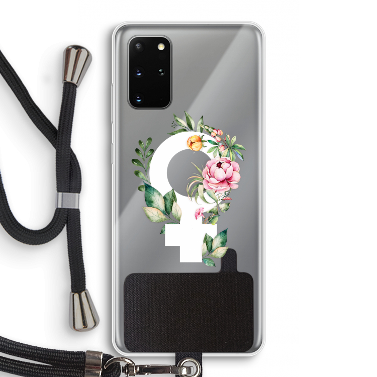 Venus: Samsung Galaxy S20 Plus Transparant Hoesje met koord