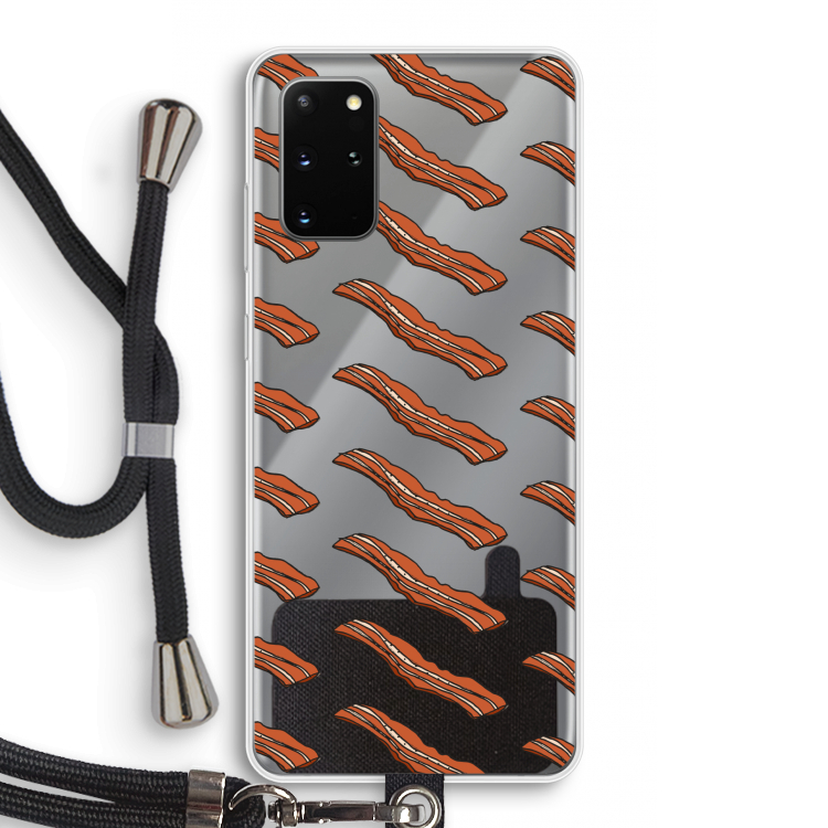 Bacon to my eggs #2: Samsung Galaxy S20 Plus Transparant Hoesje met koord