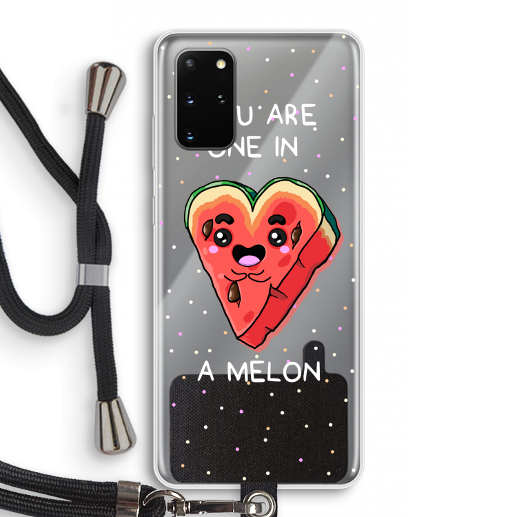 One In A Melon: Samsung Galaxy S20 Plus Transparant Hoesje met koord