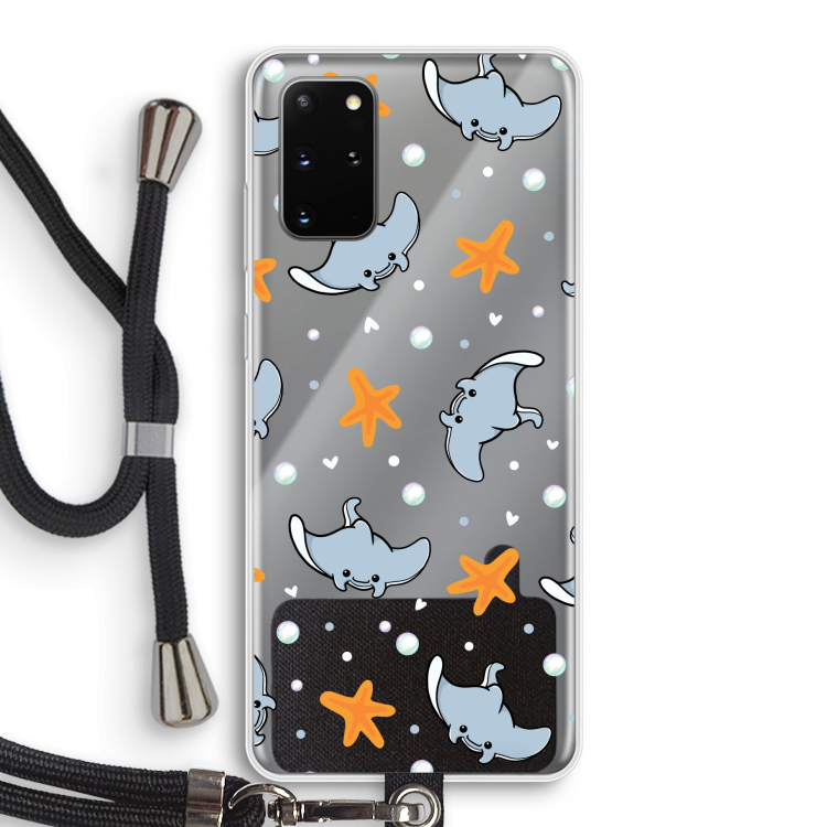Manta: Samsung Galaxy S20 Plus Transparant Hoesje met koord