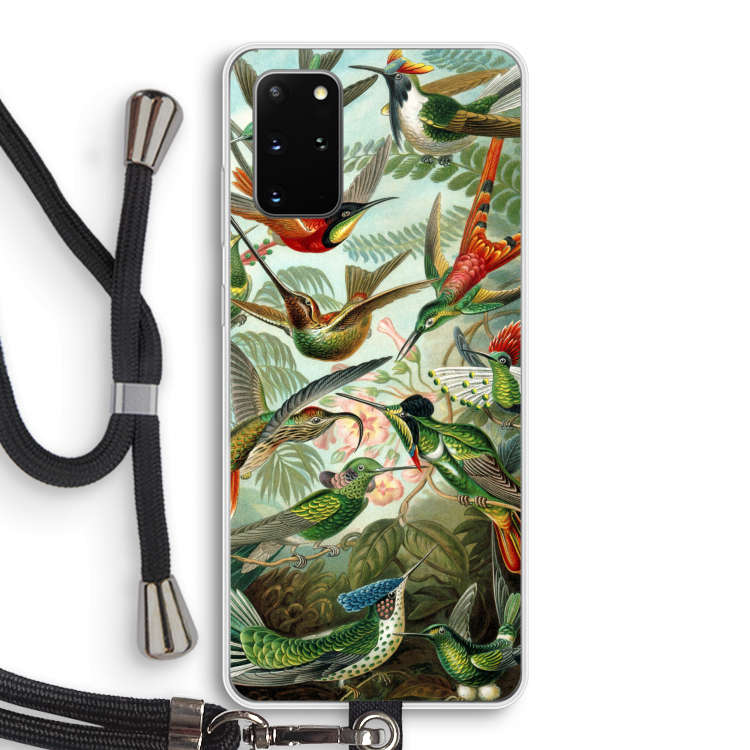 Haeckel Trochilidae: Samsung Galaxy S20 Plus Transparant Hoesje met koord