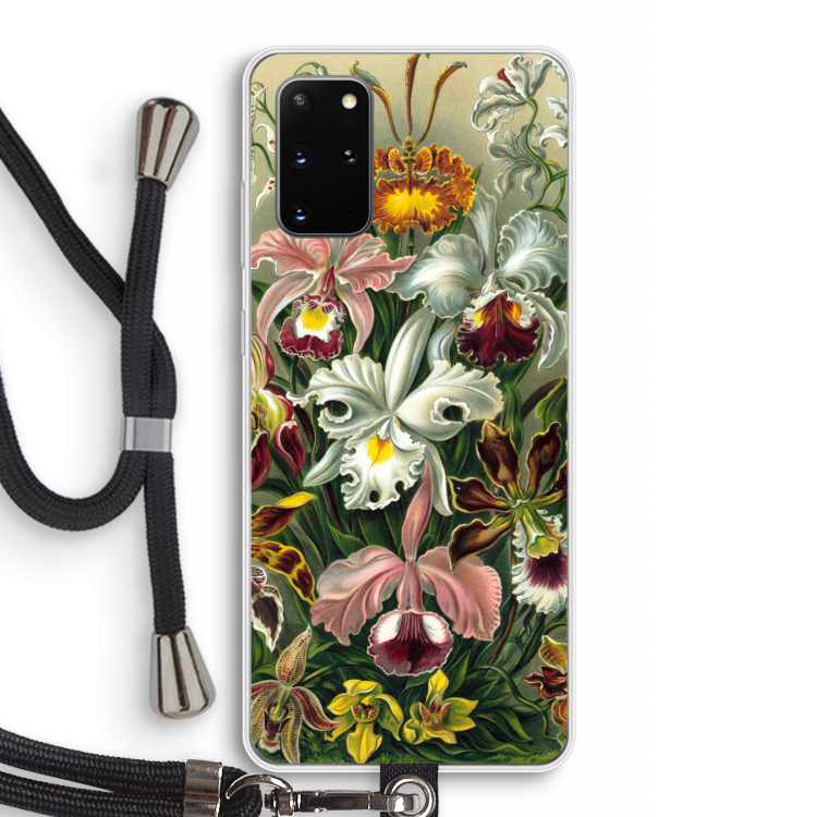 Haeckel Orchidae: Samsung Galaxy S20 Plus Transparant Hoesje met koord