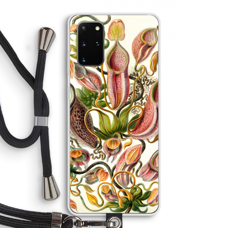 Haeckel Nepenthaceae: Samsung Galaxy S20 Plus Transparant Hoesje met koord