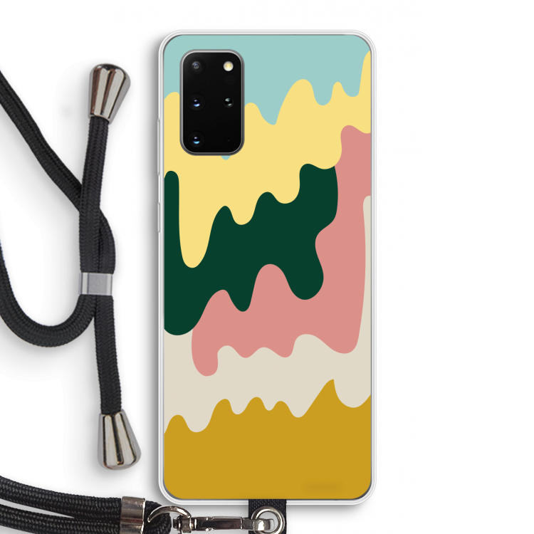 Baar B: Samsung Galaxy S20 Plus Transparant Hoesje met koord