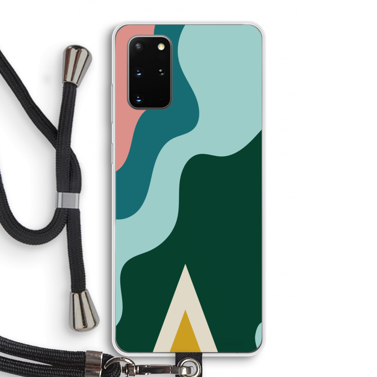 Noor B: Samsung Galaxy S20 Plus Transparant Hoesje met koord