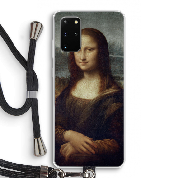 Mona Lisa: Samsung Galaxy S20 Plus Transparant Hoesje met koord