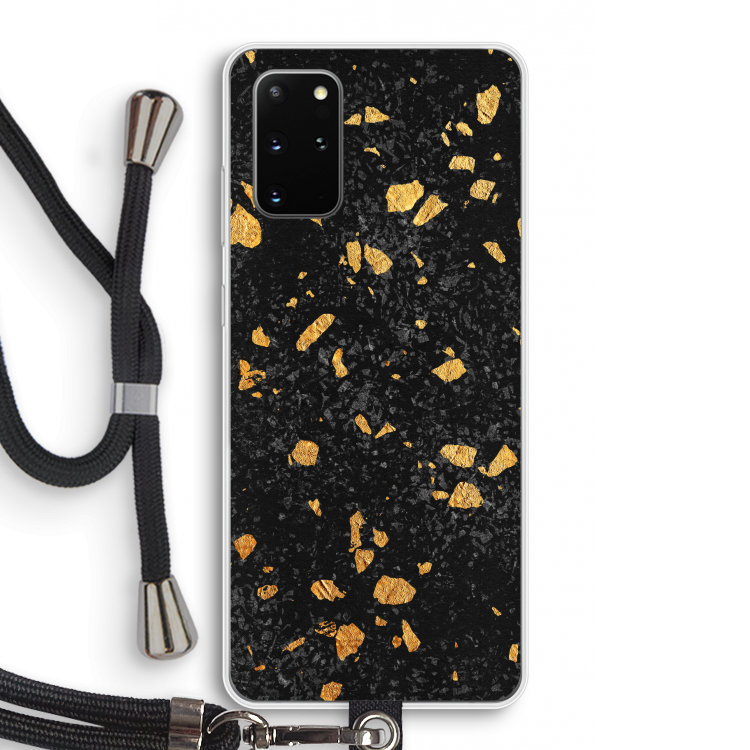 Terrazzo N°7: Samsung Galaxy S20 Plus Transparant Hoesje met koord