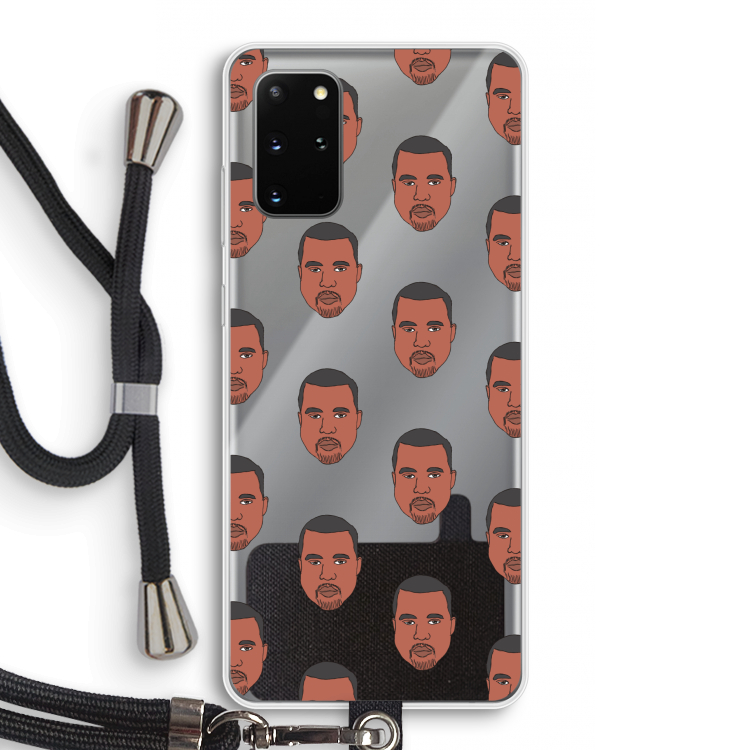 Kanye Call Me?: Samsung Galaxy S20 Plus Transparant Hoesje met koord